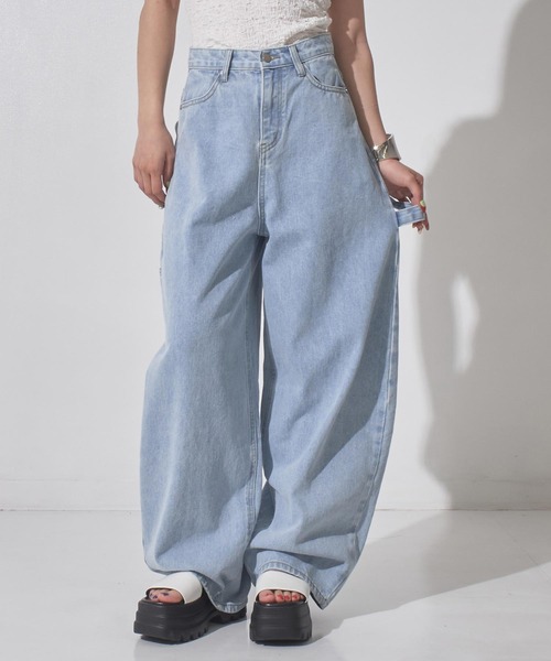 ANAP(アナップ)の「ハートポケット バレルカーゴパンツ(その他パンツ・レディース・ライトブルー/ブラック・S/M)」の17枚目の写真