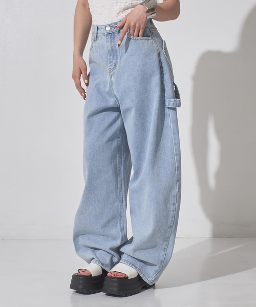 ANAP(アナップ)の「ハートポケット バレルカーゴパンツ(その他パンツ・レディース・ライトブルー/ブラック・S/M)」の18枚目の写真
