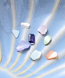 styiro（スタイロ）の「【スタイロカプセルジュエリー】ジェムストーン(1stone)&パステルシェル(6piece)セット/カスタム（その他雑貨）」