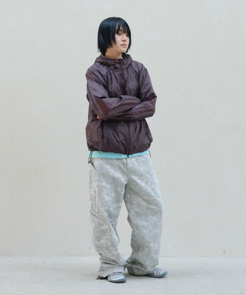 SLOWACID（スローアシッド）の「シリンダーウィンドブレーカー [パープル]（ナイロンジャケット・レディース・その他・SMALL/MEDIUM/LARGE）」の3枚目の写真