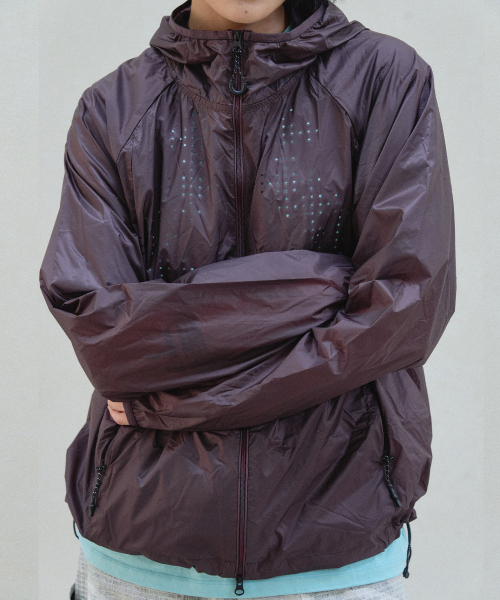 SLOWACID（スローアシッド）の「シリンダーウィンドブレーカー [パープル]（ナイロンジャケット・レディース・その他・SMALL/MEDIUM/LARGE）」の4枚目の写真