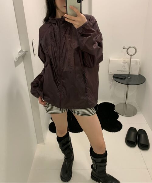 SLOWACID（スローアシッド）の「シリンダーウィンドブレーカー [パープル]（ナイロンジャケット・レディース・その他・SMALL/MEDIUM/LARGE）」の5枚目の写真
