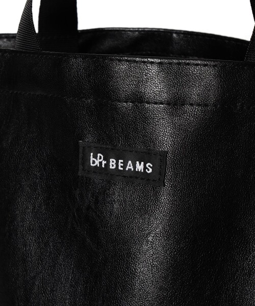 bpr BEAMS（ビーピーアール ビームス ）の「2WAY エコレザー ディープボトム バッグ M（ショルダーバッグ・レディース・ブラウン/ブラック・ONE SIZE）」の9枚目の写真