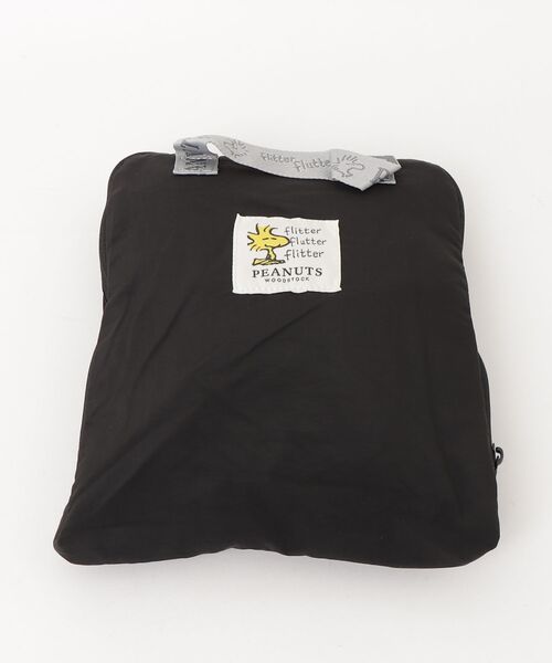 SNOOPY（スヌーピー）の「SNOOPY ウッドストック リュック 折り畳み トラベル（バックパック/リュック・レディース・グレー/ブラック・FREE）」の15枚目の写真