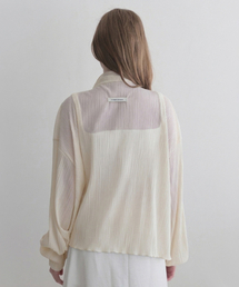 Summer pleats Jacket (ivory)