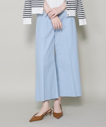 強撚チノワイドクロップドパンツ