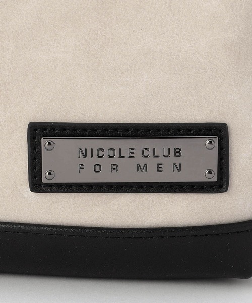 NICOLE CLUB FOR MEN(ニコルクラブフォーメン)の「2WAYボディバッグ(ボディバッグ/ウエストポーチ・メンズ・ベージュ/ブラック/ネイビー・FREE)」の9枚目の写真