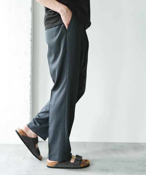 URBAN RESEARCH DOORS(アーバンリサーチドアーズ)の「COOLFIBER ツイルシャーリングスラックス(その他パンツ・メンズ・ベージュ/チャコールグレー/ネイビー・MEDIUM/LARGE)」の7枚目の写真