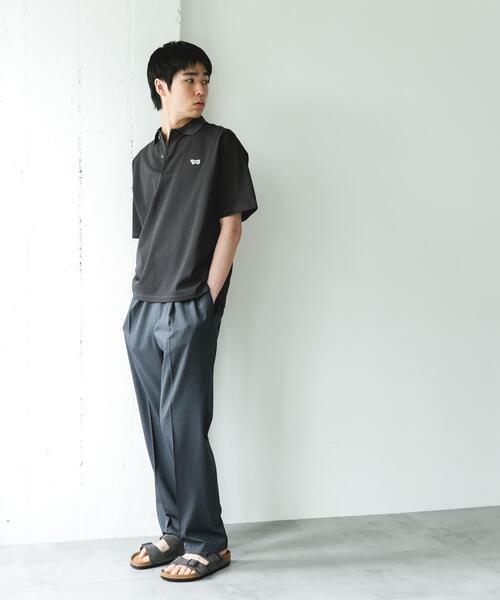 URBAN RESEARCH DOORS(アーバンリサーチドアーズ)の「COOLFIBER ツイルシャーリングスラックス(その他パンツ・メンズ・ベージュ/チャコールグレー/ネイビー・MEDIUM/LARGE)」の9枚目の写真