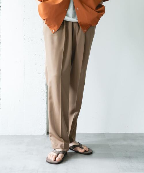 URBAN RESEARCH DOORS(アーバンリサーチドアーズ)の「COOLFIBER ツイルシャーリングスラックス(その他パンツ・メンズ・ベージュ/チャコールグレー/ネイビー・MEDIUM/LARGE)」の18枚目の写真
