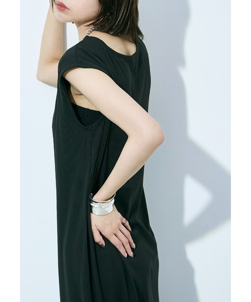 Fashion Letter(ファッションレター)の「テレコヘンリー ノースリーブワンピ(ワンピース・レディース・イエロー/モカ/ブラック・M)」の22枚目の写真