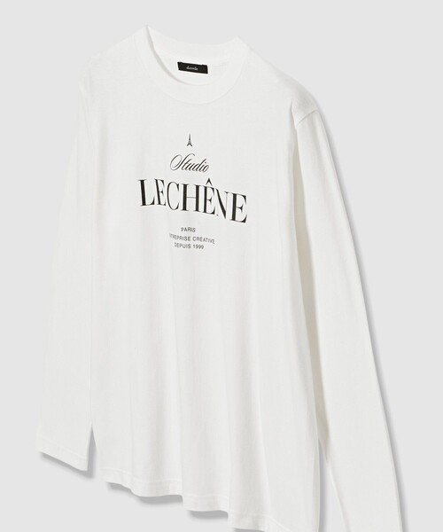 allureville(アルアバイル)の「ステッカーロゴロングTシャツ(Tシャツ/カットソー・レディース・ブラック/オフホワイト/ベージュ・2)」の11枚目の写真
