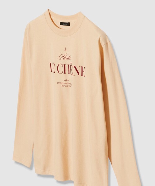 allureville(アルアバイル)の「ステッカーロゴロングTシャツ(Tシャツ/カットソー・レディース・ブラック/オフホワイト/ベージュ・2)」の15枚目の写真