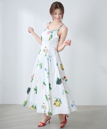 フルーツ×フラワープリントワンピース（ワンピース）｜AND COUTURE