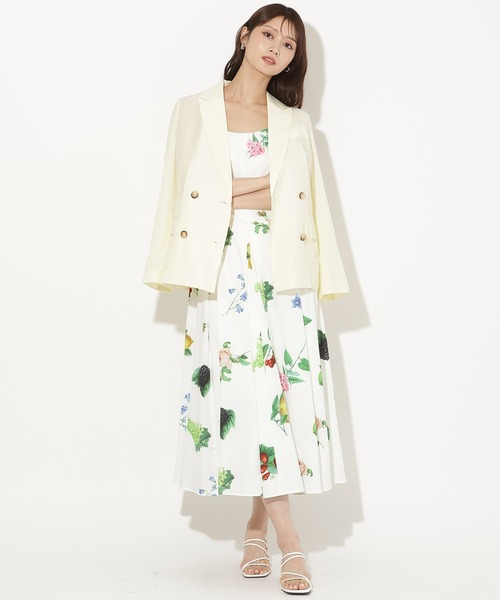 AND COUTURE(アンドクチュール)の「フルーツ柄プリントキャミワンピース(ワンピース・レディース・グリーン系その他/ブルー系その他/ホワイト系その他・FREE)」の9枚目の写真