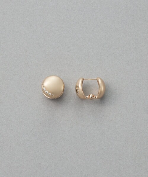 ete ハグピアス　ビジュー　イエローゴールド ビジュー ハグピアス（ピアス（両耳用））｜ete（エテ）のファッション