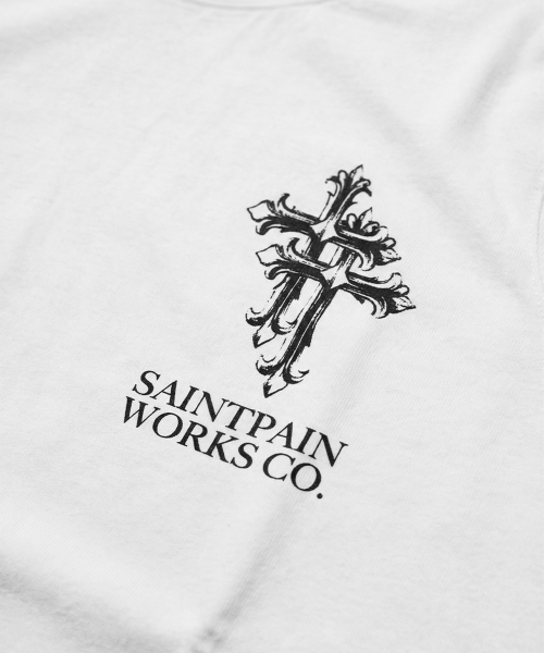 SAINTPAIN(セイントペイン)の「SPエアコットンダブルクロススリーブレスホワイト(Tシャツ/カットソー・レディース・その他・MEDIUM/LARGE)」の3枚目の写真