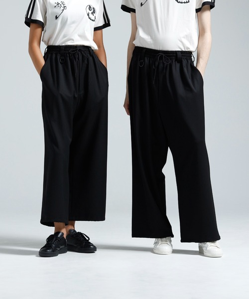 希少サイズ　Y-3 M 3 STP WOOL SATEEN WIDE PANTS Y-3 WOOL STRAIGHT LEG PANTS（その他パンツ）｜Y-3（ワイスリー）の