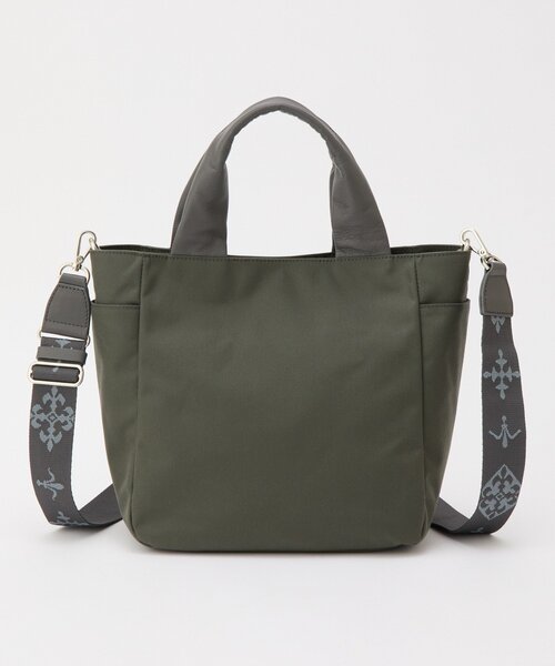 russet(ラシット)の「【Souffle TOTE】《WEB限定》コーデュラナイロン2WAYトートバッグ(トートバッグ・レディース・グレー系その他/グレー・FREE)」の5枚目の写真