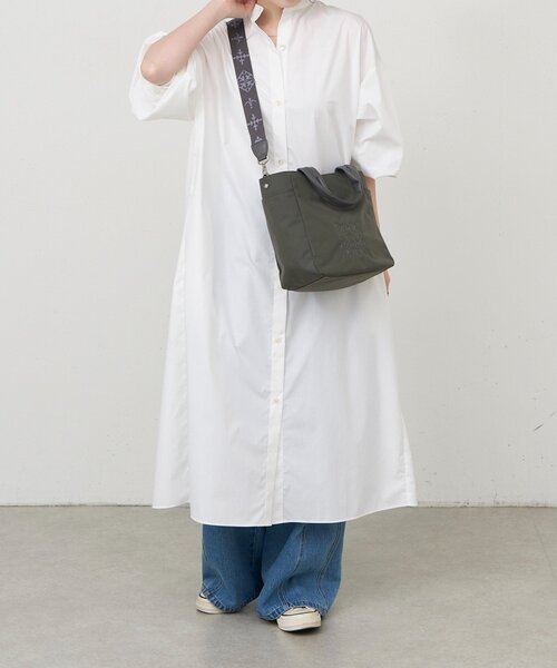 russet(ラシット)の「【Souffle TOTE】《WEB限定》コーデュラナイロン2WAYトートバッグ(トートバッグ・レディース・グレー系その他/グレー・FREE)」の22枚目の写真