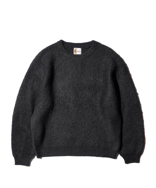 TOWNCRAFT(タウンクラフト)の「TOWNCRAFT / タウンクラフト MOHAIR SHAGGY CREW SWEATER モヘア シャギークルーネックセーター(ニット/セーター・メンズ・オリーブ/グレー/ブラウン/イエロー/ブラック/レッド/グリーン・SMALL/MEDIUM/LARGE)」の2枚目の写真
