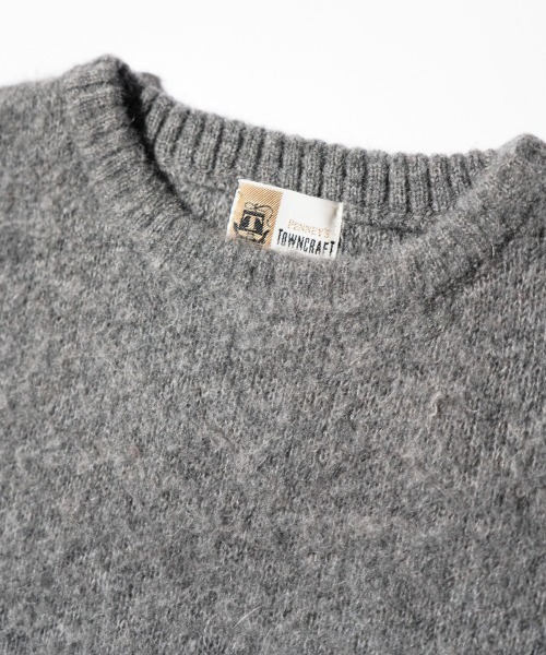 TOWNCRAFT(タウンクラフト)の「TOWNCRAFT / タウンクラフト MOHAIR SHAGGY CREW SWEATER モヘア シャギークルーネックセーター(ニット/セーター・メンズ・オリーブ/グレー/ブラウン/イエロー/ブラック/レッド/グリーン・SMALL/MEDIUM/LARGE)」の13枚目の写真
