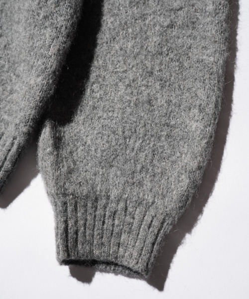 TOWNCRAFT(タウンクラフト)の「TOWNCRAFT / タウンクラフト MOHAIR SHAGGY CREW SWEATER モヘア シャギークルーネックセーター(ニット/セーター・メンズ・オリーブ/グレー/ブラウン/イエロー/ブラック/レッド/グリーン・SMALL/MEDIUM/LARGE)」の15枚目の写真