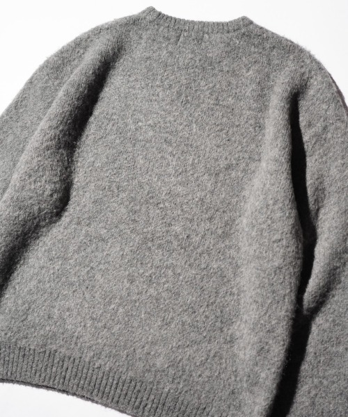 TOWNCRAFT(タウンクラフト)の「TOWNCRAFT / タウンクラフト MOHAIR SHAGGY CREW SWEATER モヘア シャギークルーネックセーター(ニット/セーター・メンズ・オリーブ/グレー/ブラウン/イエロー/ブラック/レッド/グリーン・SMALL/MEDIUM/LARGE)」の17枚目の写真