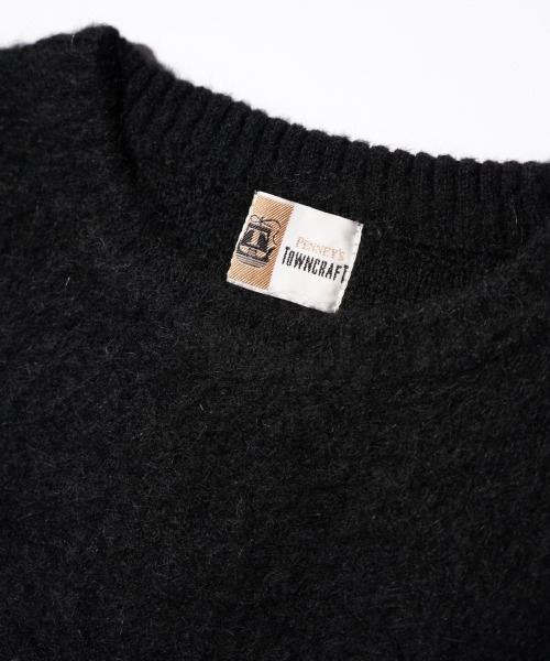 TOWNCRAFT(タウンクラフト)の「TOWNCRAFT / タウンクラフト MOHAIR SHAGGY CREW SWEATER モヘア シャギークルーネックセーター(ニット/セーター・メンズ・オリーブ/グレー/ブラウン/イエロー/ブラック/レッド/グリーン・SMALL/MEDIUM/LARGE)」の8枚目の写真
