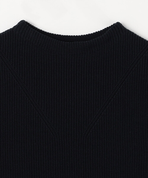 COMME CA（コムサ）の「〔 Sサイズ 〕 コットンポリエステルリリヤーン 前後切り替えベスト（ベスト・レディース・ネイビー/オフホワイト/ブラック・5号）」の9枚目の写真
