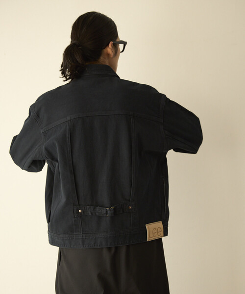 Lee(リー)の「Lee/リー × Firsthand 別注 OVERDYE COWBOY JACKET /オーバーダイ カウボーイ デニムジャケット(デニムジャケット・メンズ・チャコールグレー・X-LARGE/LARGE/MEDIUM/SMALL)」の8枚目の写真