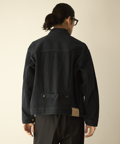 Lee(リー)の「Lee/リー × Firsthand 別注 OVERDYE COWBOY JACKET /オーバーダイ カウボーイ デニムジャケット(デニムジャケット・メンズ・チャコールグレー・X-LARGE/LARGE/MEDIUM/SMALL)」の9枚目の写真