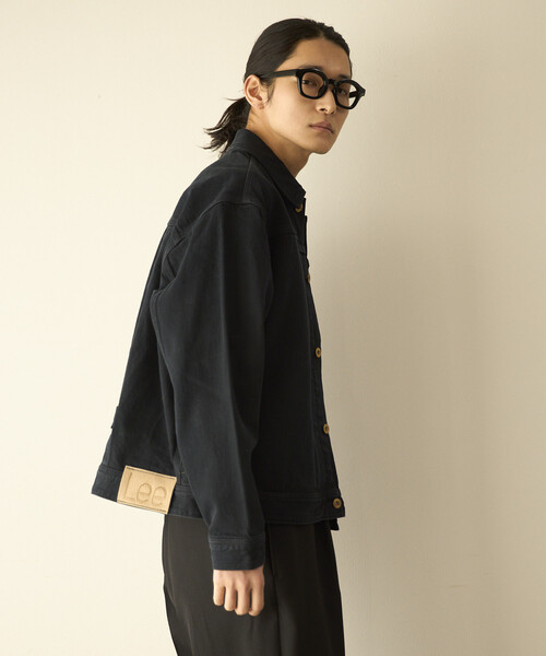 Lee(リー)の「Lee/リー × Firsthand 別注 OVERDYE COWBOY JACKET /オーバーダイ カウボーイ デニムジャケット(デニムジャケット・メンズ・チャコールグレー・X-LARGE/LARGE/MEDIUM/SMALL)」の11枚目の写真