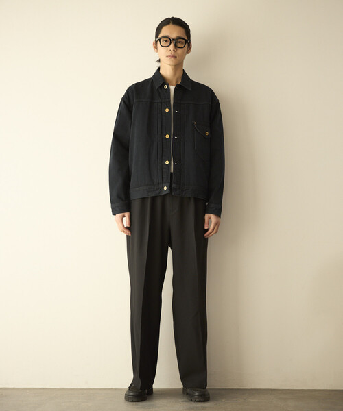 Lee(リー)の「Lee/リー × Firsthand 別注 OVERDYE COWBOY JACKET /オーバーダイ カウボーイ デニムジャケット(デニムジャケット・メンズ・チャコールグレー・X-LARGE/LARGE/MEDIUM/SMALL)」の14枚目の写真