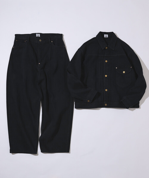 Lee(リー)の「Lee/リー × Firsthand 別注 OVERDYE COWBOY JACKET /オーバーダイ カウボーイ デニムジャケット(デニムジャケット・メンズ・チャコールグレー・X-LARGE/LARGE/MEDIUM/SMALL)」の17枚目の写真