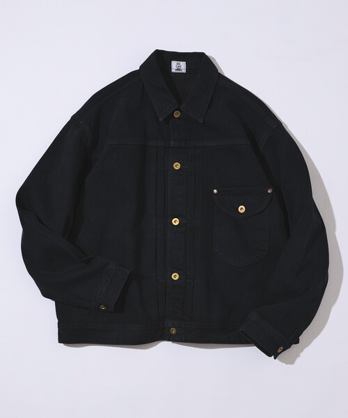 Lee(リー)の「Lee/リー × Firsthand 別注 OVERDYE COWBOY JACKET /オーバーダイ カウボーイ デニムジャケット(デニムジャケット・メンズ・チャコールグレー・X-LARGE/LARGE/MEDIUM/SMALL)」の18枚目の写真