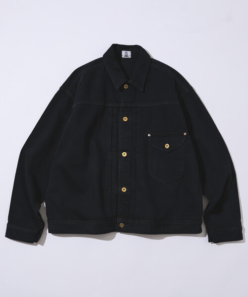 Lee(リー)の「Lee/リー × Firsthand 別注 OVERDYE COWBOY JACKET /オーバーダイ カウボーイ デニムジャケット(デニムジャケット・メンズ・チャコールグレー・X-LARGE/LARGE/MEDIUM/SMALL)」の19枚目の写真