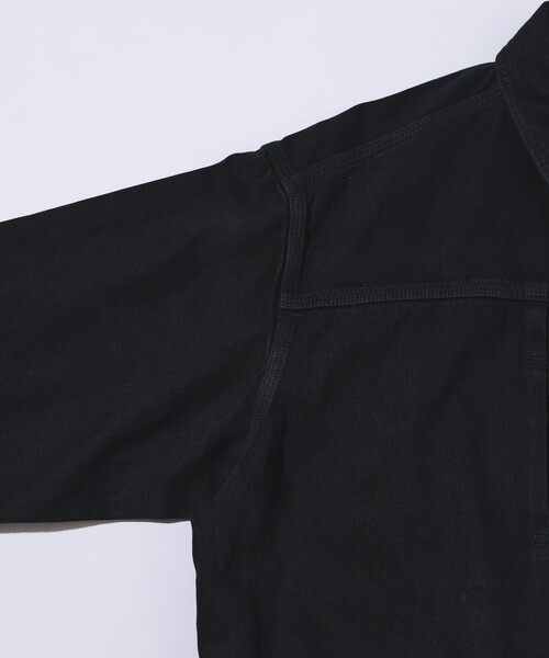 Lee(リー)の「Lee/リー × Firsthand 別注 OVERDYE COWBOY JACKET /オーバーダイ カウボーイ デニムジャケット(デニムジャケット・メンズ・チャコールグレー・X-LARGE/LARGE/MEDIUM/SMALL)」の21枚目の写真