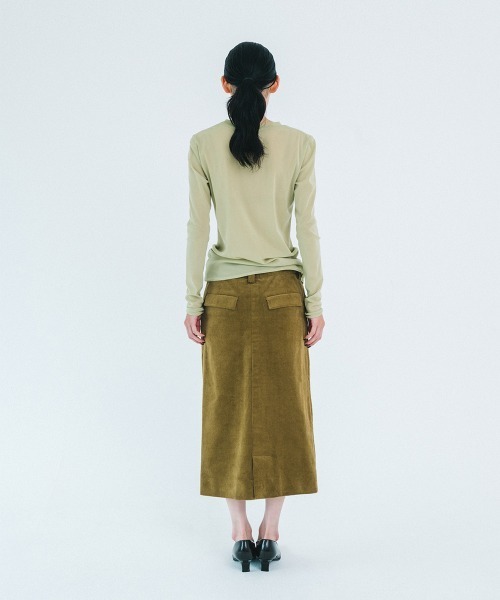 soduk(スドーク)の「little bird mesh t-shirt / リトルバードメッシュTシャツ(Tシャツ/カットソー・レディース・グリーン/ブラウン・ONE SIZE)」の7枚目の写真