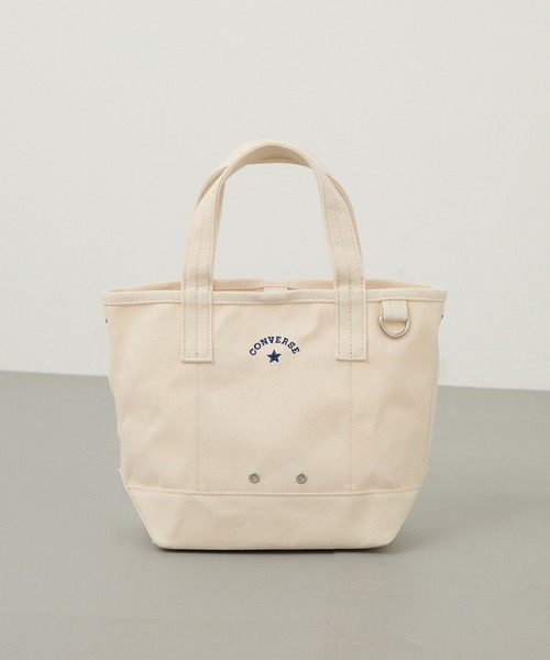 CONVERSE(コンバース)の「【CONVERSE】CV AS CANVAS TOTE BAG S(トートバッグ・レディース・ベージュ/ネイビー/ブラック/グレー/ブラウン/オフホワイト/レッド/カーキ・FREE)」の21枚目の写真