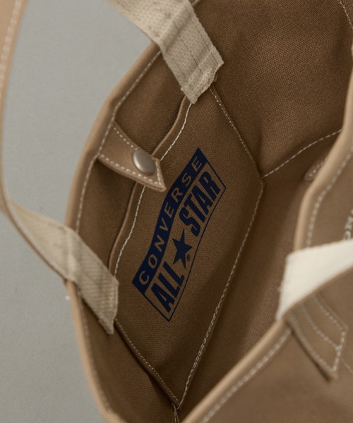 CONVERSE(コンバース)の「【CONVERSE】CV AS CANVAS TOTE BAG S(トートバッグ・レディース・ベージュ/ネイビー/ブラック/グレー/ブラウン/オフホワイト/レッド/カーキ・FREE)」の11枚目の写真