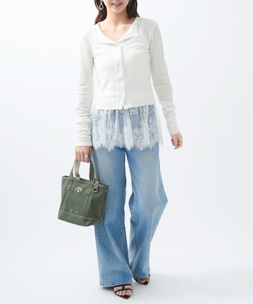 CONVERSE(コンバース)の「【CONVERSE】CV AS CANVAS TOTE BAG S(トートバッグ・レディース・ベージュ/ネイビー/ブラック/グレー/ブラウン/オフホワイト/レッド/カーキ・FREE)」の17枚目の写真