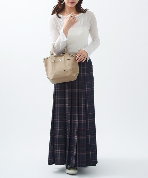 CONVERSE(コンバース)の「【CONVERSE】CV AS CANVAS TOTE BAG S(トートバッグ・レディース・ベージュ/ネイビー/ブラック/グレー/ブラウン/オフホワイト/レッド/カーキ・FREE)」の10枚目の写真