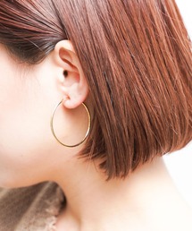 Chick（チック）の「【es】ブラス　40㎜フープイヤリング（イヤリング）」