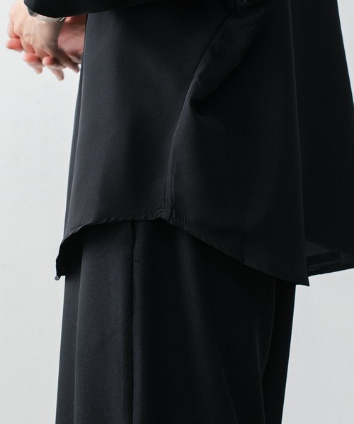 ato(アトウ)の「DOLMAN+SET-IN SLEEVE OPEN COLLAR SHIRTS(シャツ/ブラウス・メンズ・ホワイト/ブラック/ネイビー・44/46/48)」の13枚目の写真