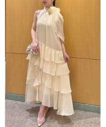 スパークルシアーティアードドレス