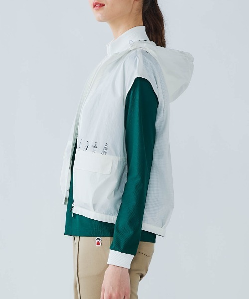 Picone CLUB(ピッコーネクラブ)の「バックメッシュジップベスト(ベスト・レディース・ネイビー/ホワイト/キャメル・9号/11号/13号)」の13枚目の写真