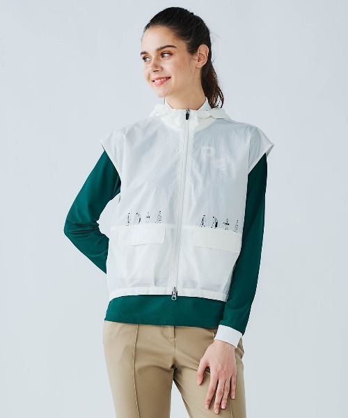 Picone CLUB(ピッコーネクラブ)の「バックメッシュジップベスト(ベスト・レディース・ネイビー/ホワイト/キャメル・9号/11号/13号)」の19枚目の写真