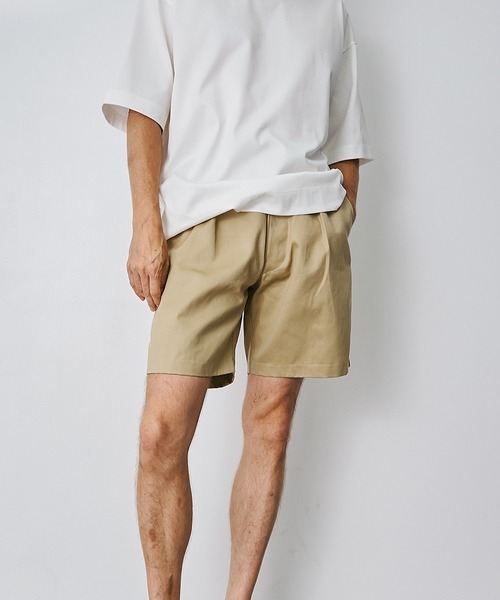 THE TOKYO(ザトウキョウ)の「【TANAKA / タナカ】THE KHAKI SHORTS - KHAKI(その他パンツ・メンズ・カーキ・S)」の1枚目の写真