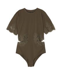 CLANE（クラネ）の「CLANE/クラネ/SIDE LACE CUT OUT BODYSUITS（Tシャツ/カットソー・レディース）」